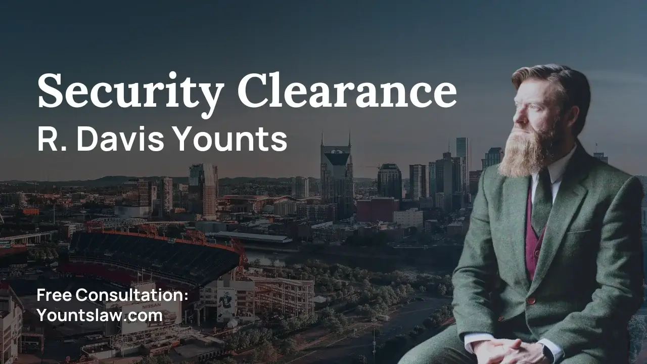 Security Clearance Lawyer R. Davis Younts Military lawyer